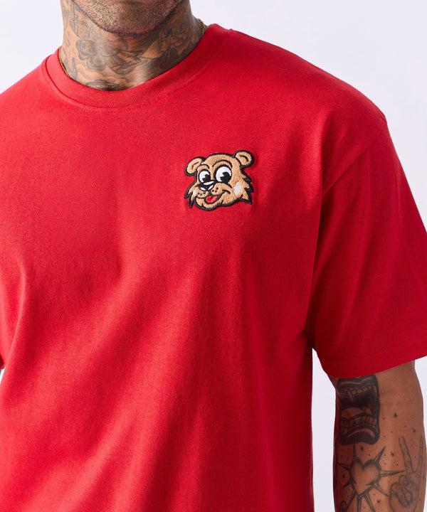 Forever21 Cub Short Sleeve Tee - Red RED