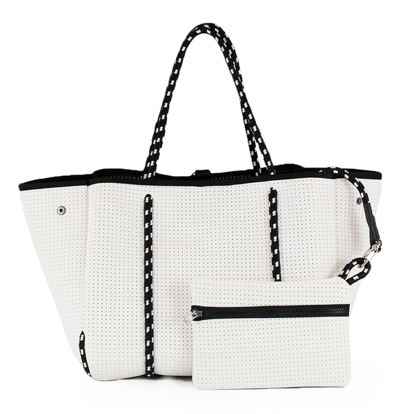 Forever21 EVERYDAY TOTE BASIC WHITE