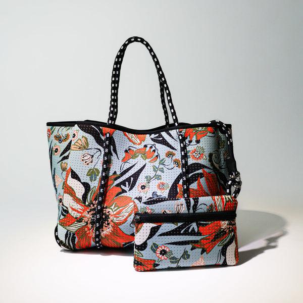 Forever21 EVERYDAY TOTE BLOSSOM BLUE