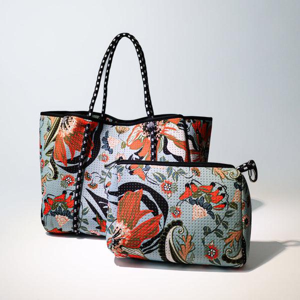 Forever21 EVERYDAY TOTE BLOSSOM BLUE