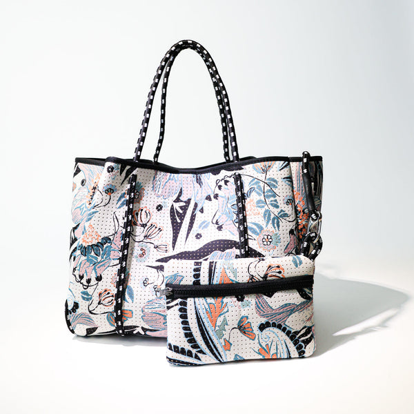 Forever21 EVERYDAY TOTE BLOSSOM WHITE