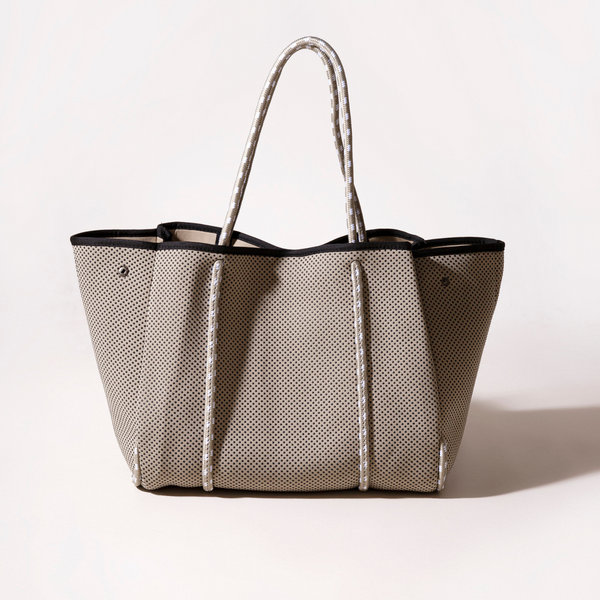 Forever21 EVERYDAY TOTE DOTTED TAUPE