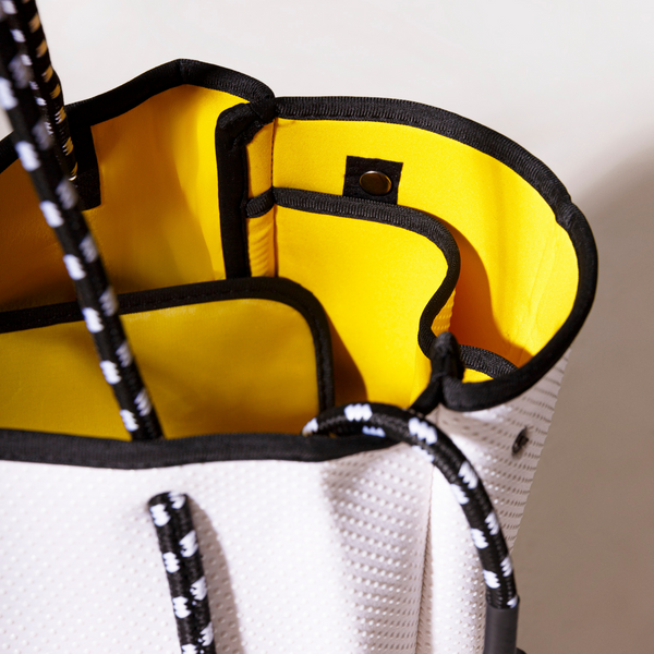 Forever21 EVERYDAY TOTE DOTTED WHITE