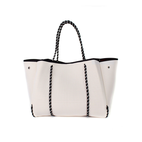 Forever21 EVERYDAY TOTE WHITE PINK