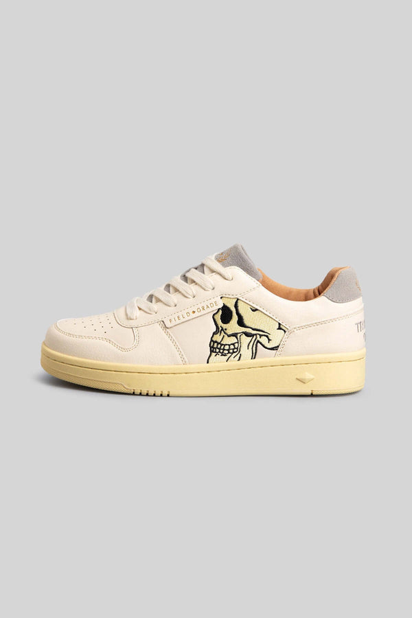 Forever21 FG-1 LOW "TRUST NO ONE" - BONE/GREY Beige