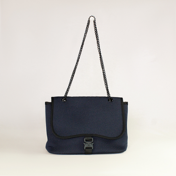 Forever21 FLAP CROSSBODY DEEP BLUE