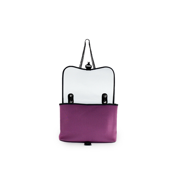 Forever21 FLAP CROSSBODY EGGPLANT