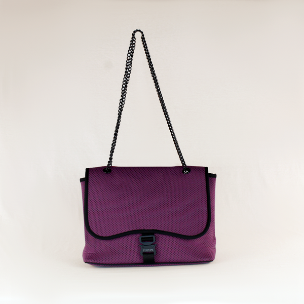 Forever21 FLAP CROSSBODY EGGPLANT