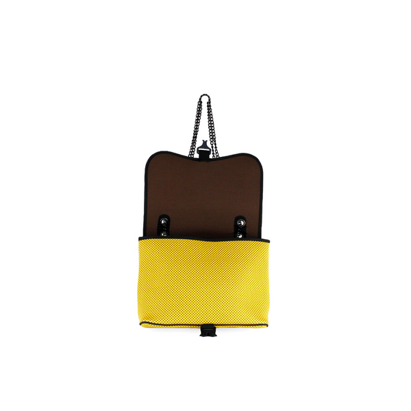Forever21 FLAP CROSSBODY MUSTARD