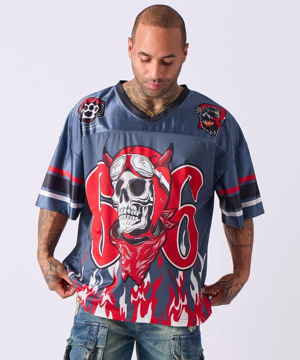 Forever21 Football Jersey 66 - Grey GREY