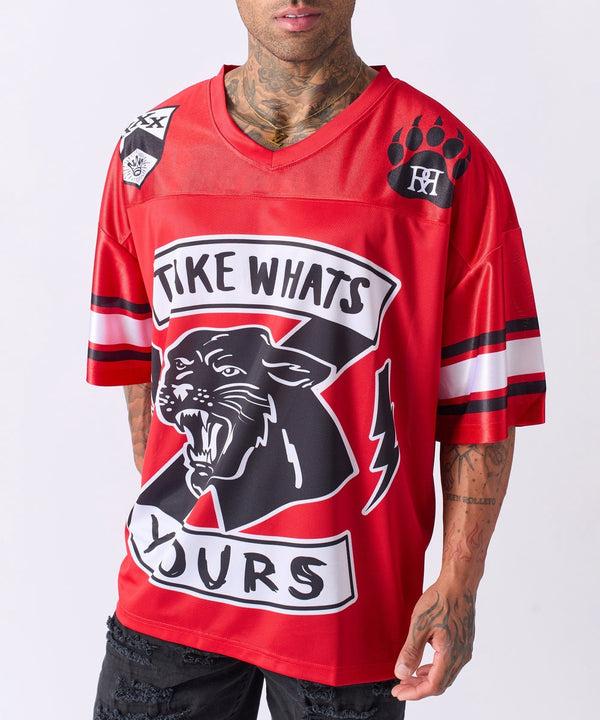 Forever21 Football Jersey - Red RED