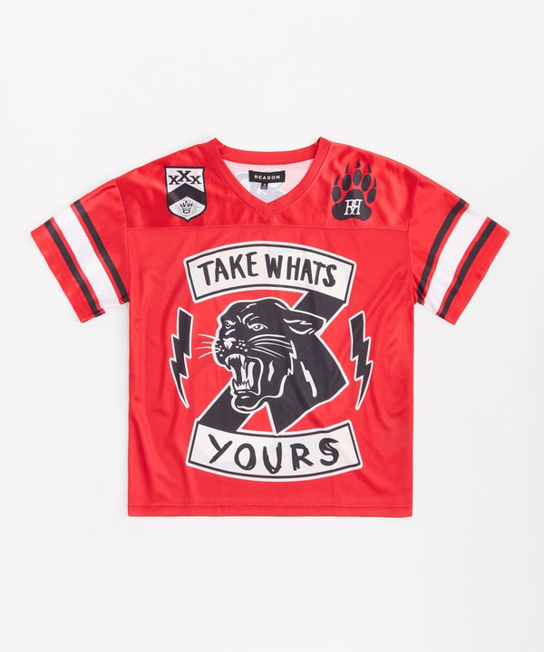 Forever21 Football Jersey - Red RED