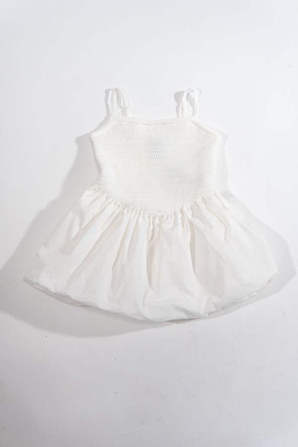 Forever21 Girls Smocked Cami Dress CREAM