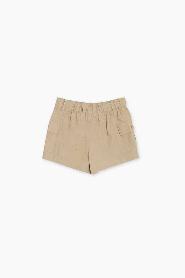 Forever21 Girls Twill Cargo Shorts (Kids) KHAKI