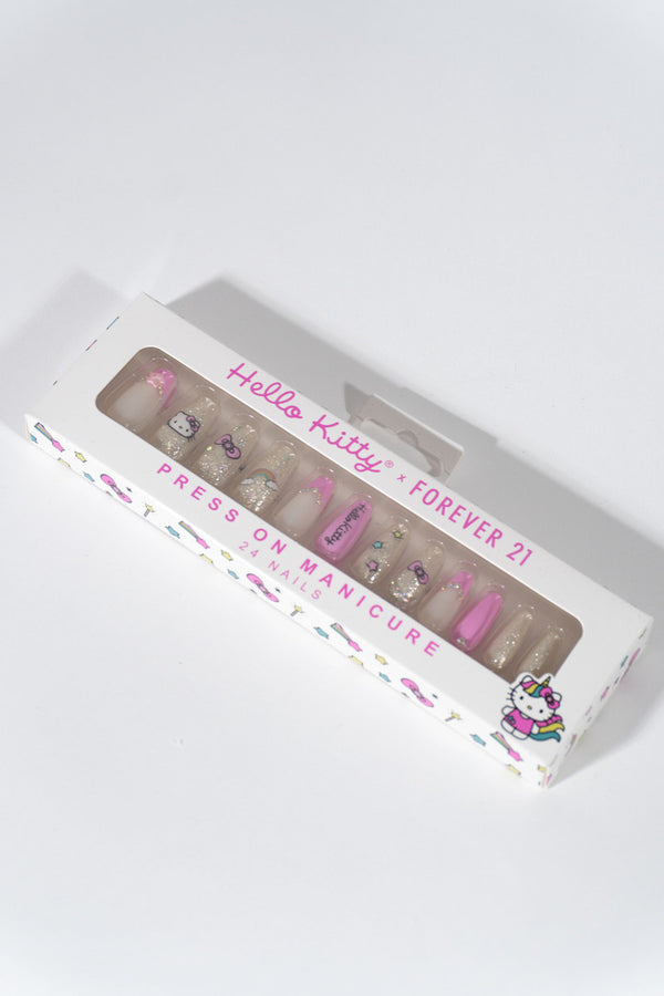 Forever21 Hello Kitty Press-On Nails PINK/MULTI