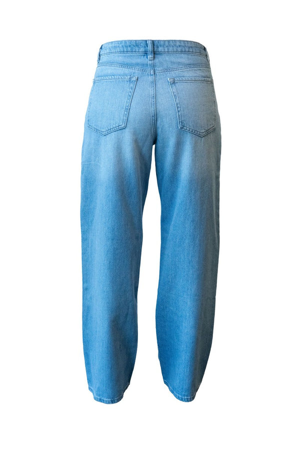 Forever21 High-Rise Jeans LIGHT DENIM