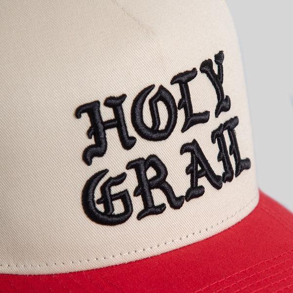 Forever21 HOLY GRAIL SAND RED TWILL TRUCKER Beige