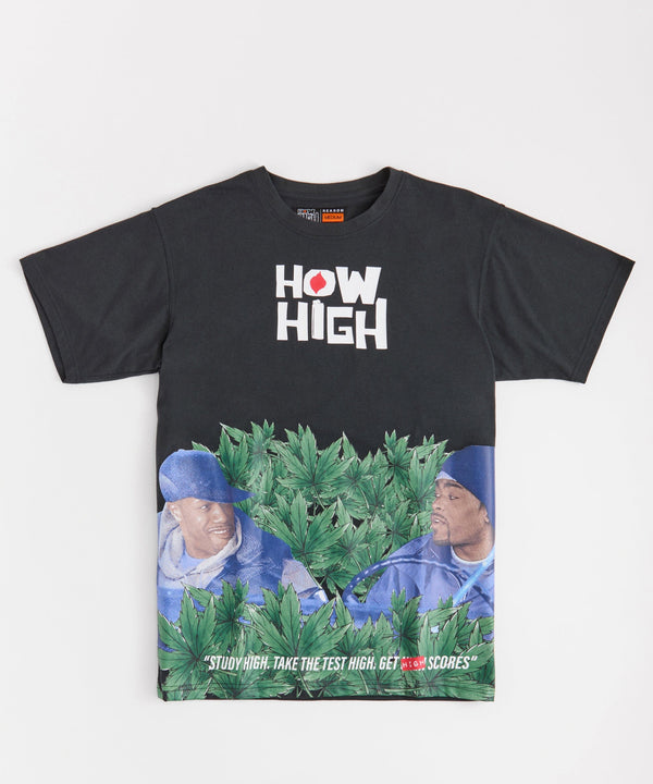 Forever21 How High Short Sleeve Tee - Black BLACK