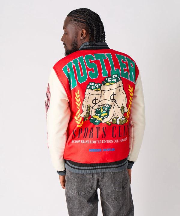 Forever21 Hustler Varsity Jacket MULTI