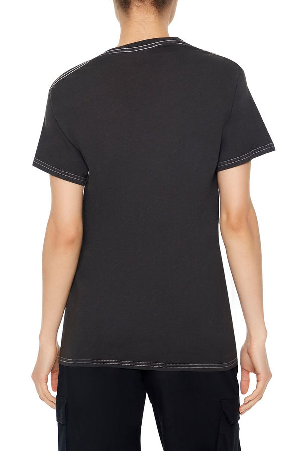 Forever21 Johnny Cash Graphic Tee CHARCOAL/MULTI