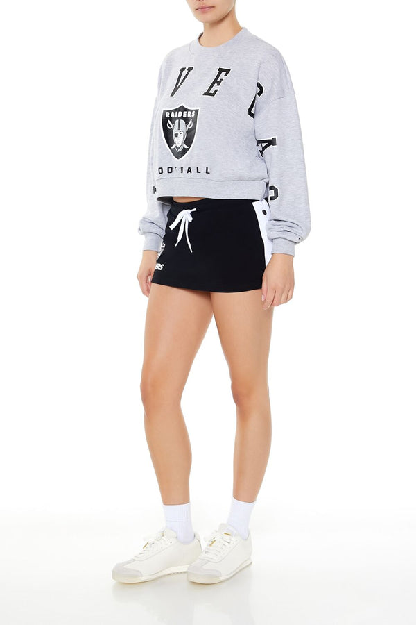 Forever21 Las Vegas Raiders Skort BLACK/MULTI