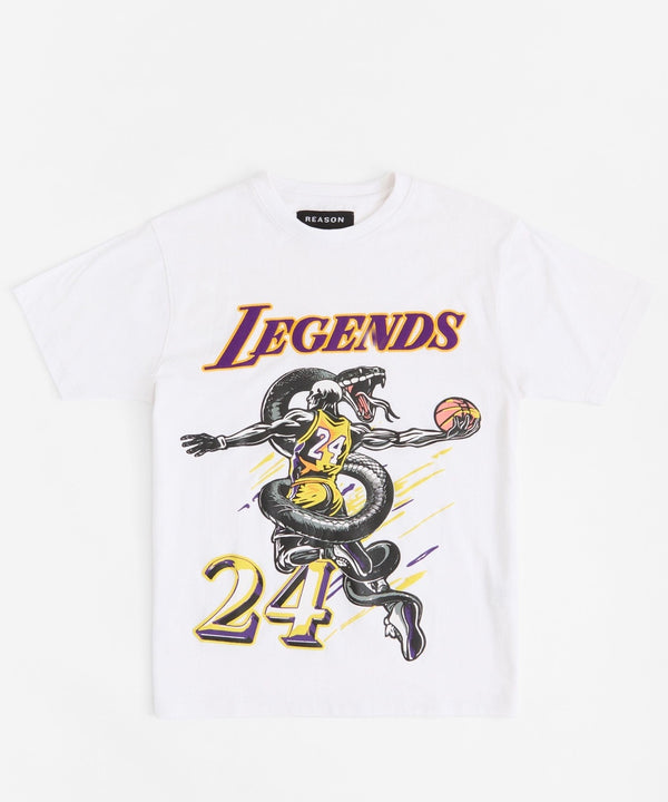 Forever21 Legends 24 Short Sleeve Tee - White WHITE