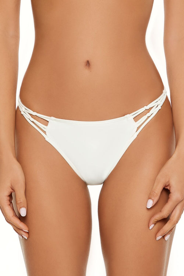 Forever21 Macrame Bikini Bottoms CREAM
