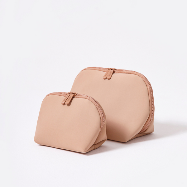 Forever21 MAKEUP POUCH SET TAN