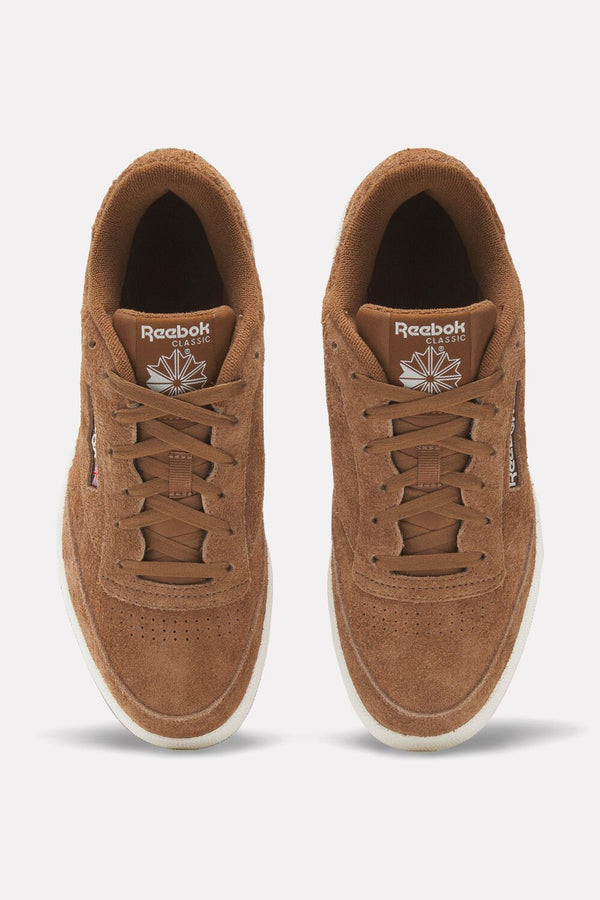 Forever21 Men Reebok Club C 85 Shoes BROWN/WHITE