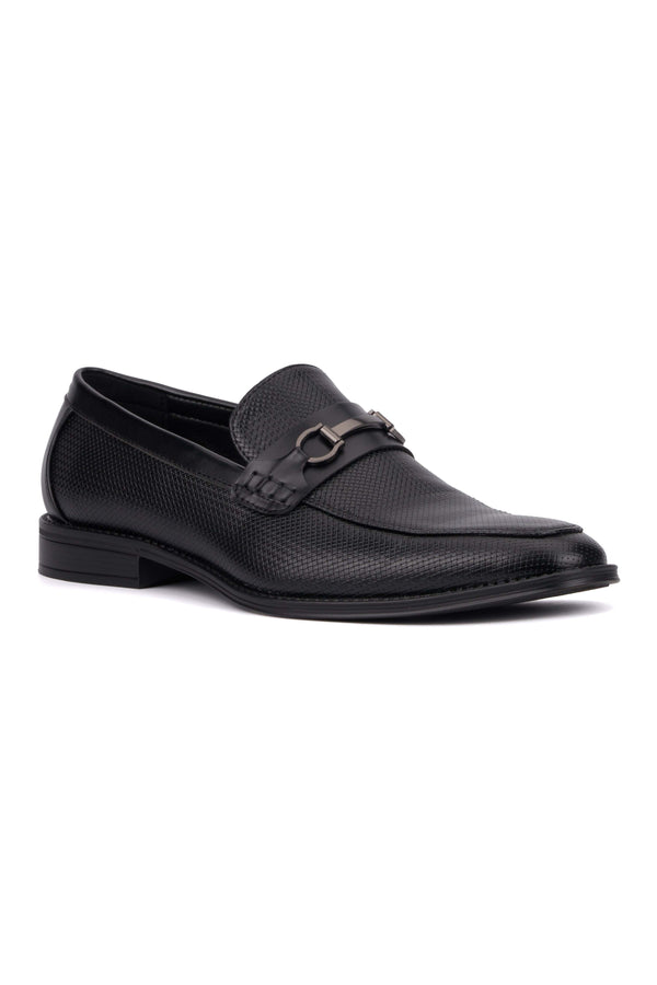 Forever21 Men's Malthe Loafer Dress Shoe Black