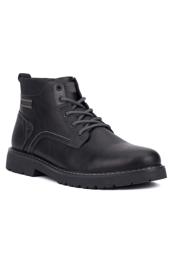 Forever21 Men's Neal Ankle Boots Black