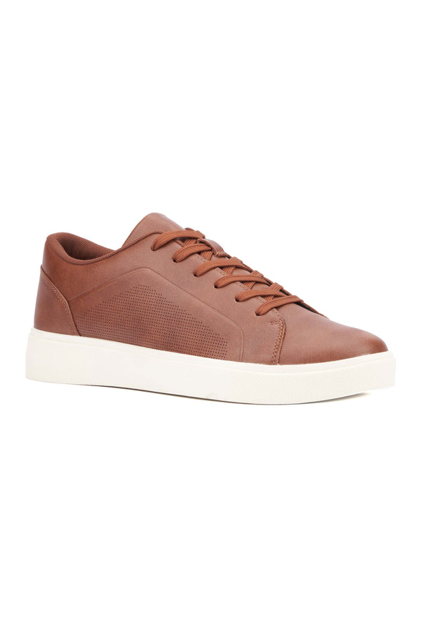 Forever21 Men's Rupertin Low Top Sneakers Cognac