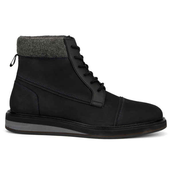Forever21 Men's Stone Boot Dark Navy