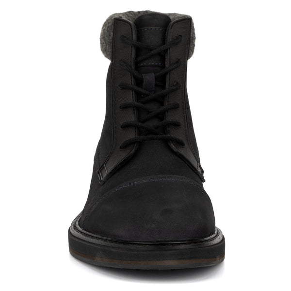 Forever21 Men's Stone Boot Dark Navy