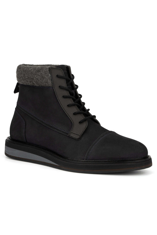 Forever21 Men's Stone Boot Dark Navy