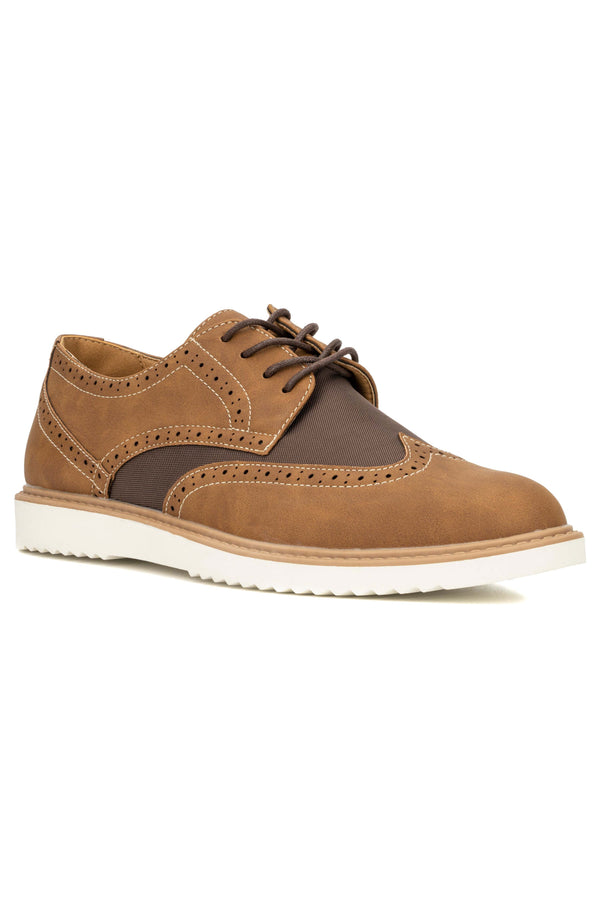 Forever21 Men's Tyler Wingtip Oxford Brown