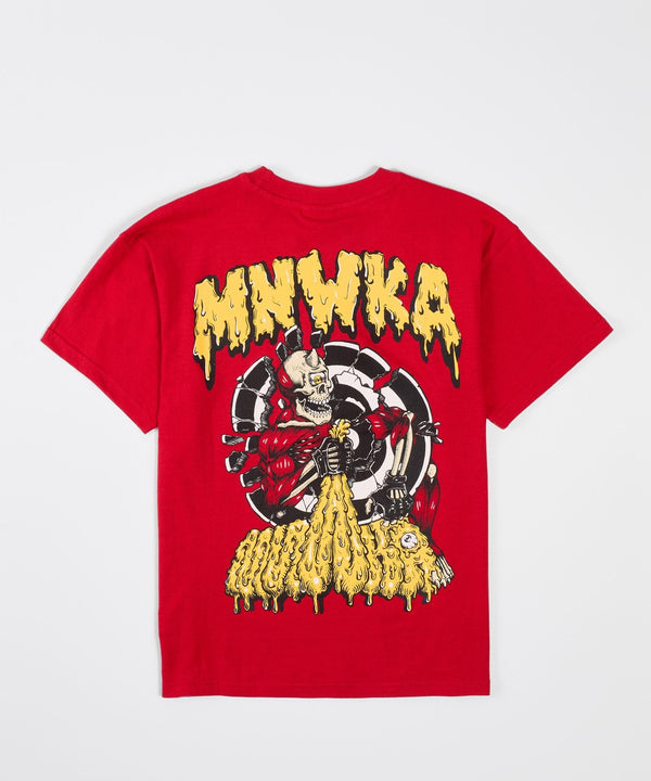 Forever21 Mishka Bullseye Short Sleeve Tee - Red RED