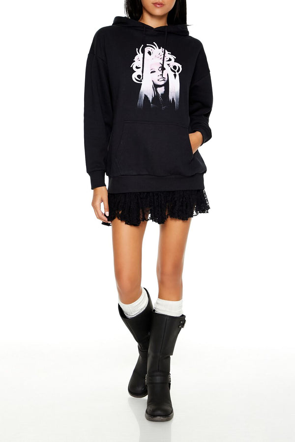 Forever21 Nicki Minaj Graphic Hoodie BLACK/MULTI