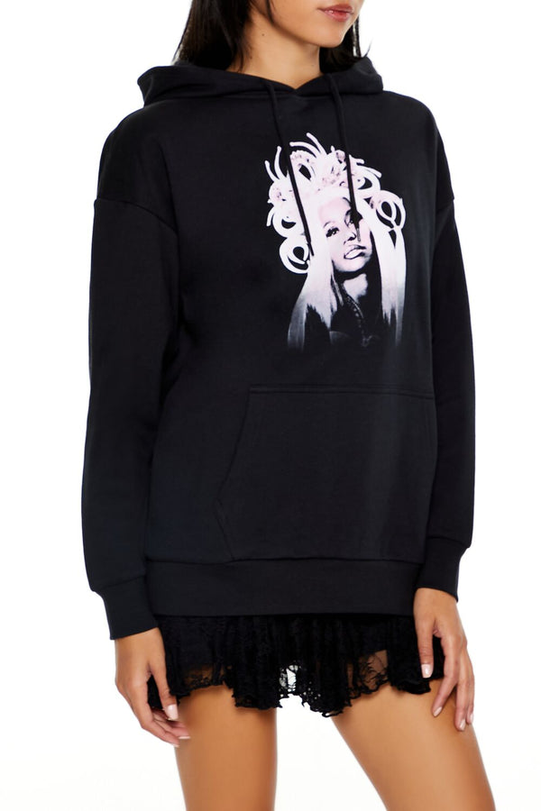 Forever21 Nicki Minaj Graphic Hoodie BLACK/MULTI