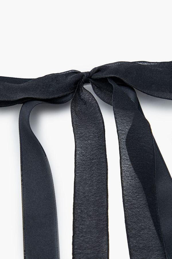 Forever21 Oversized Bow Hair Clip BLACK