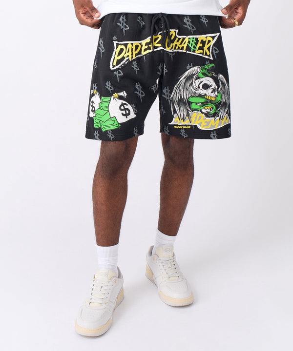 Forever21 Paper Chase Short - Black BLACK