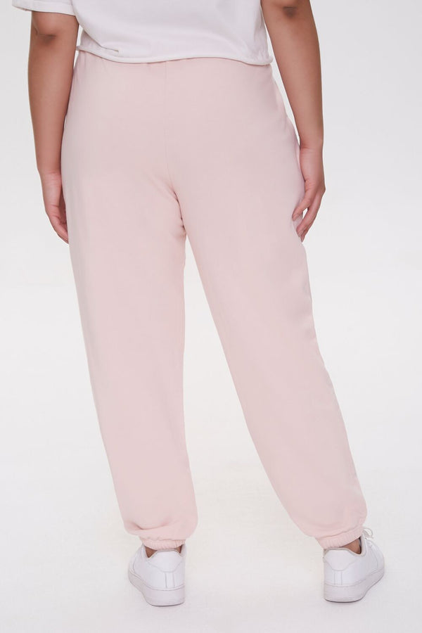 Forever21 Plus Size Fleece Joggers ROSE