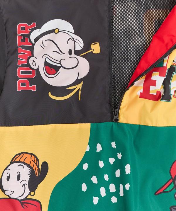 Forever21 Popeye Power Anorak Jacket MULTI