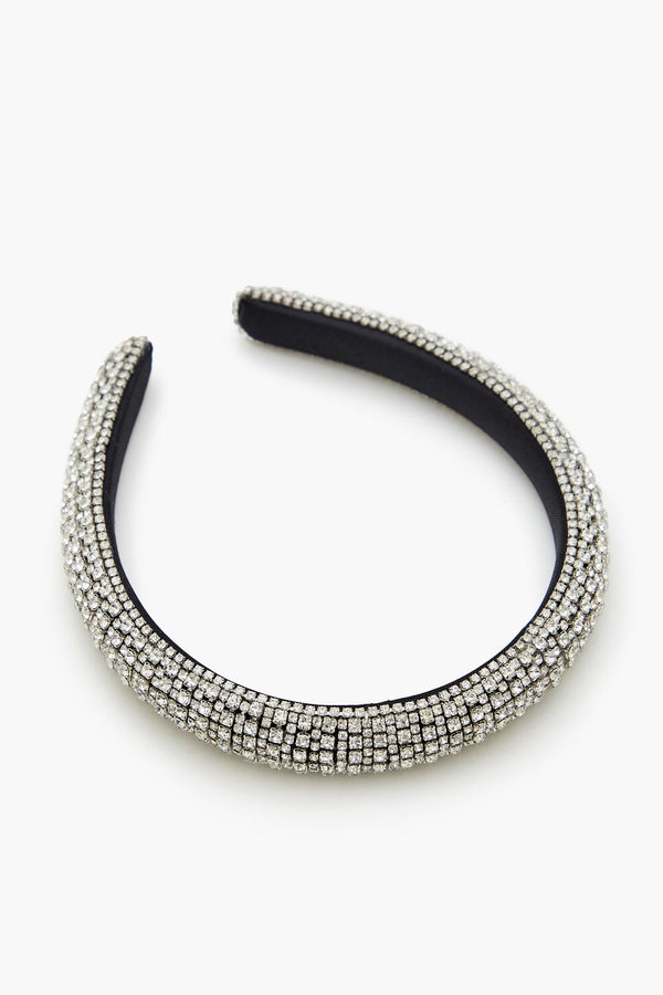 Forever21 Rhinestone Headband SILVER
