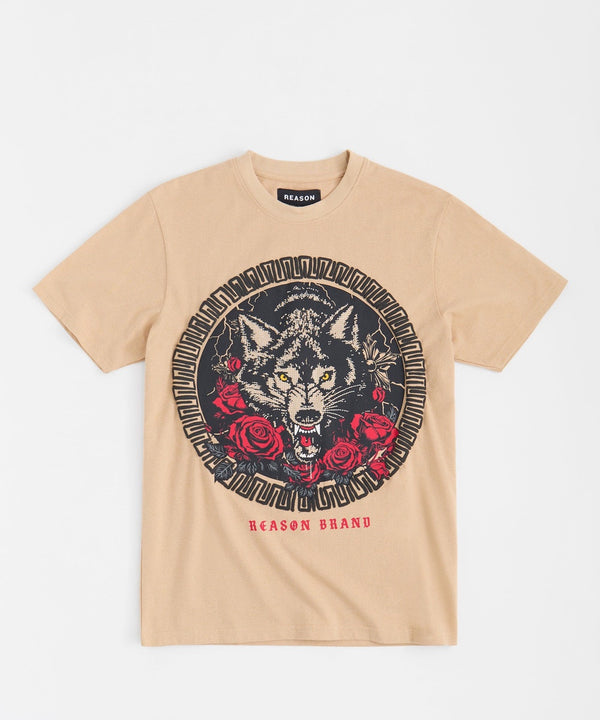 Forever21 Rhinestone Short Sleeve Tee - Khaki KHAKI