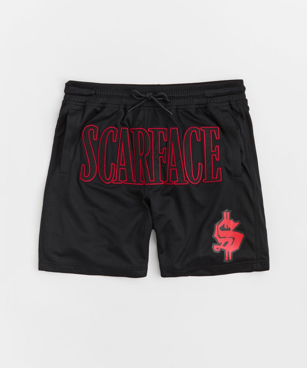 Forever21 Scarface Mesh Short - Black BLACK