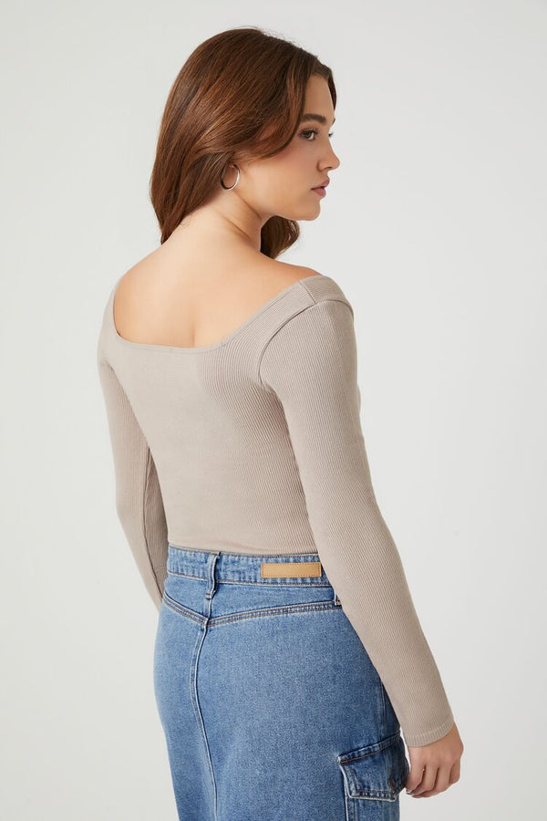 Forever21 Seamless Fitted Bodysuit GOAT