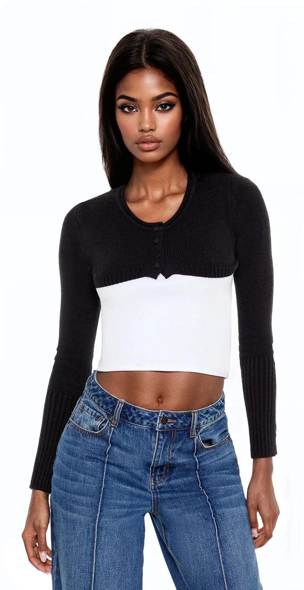 Forever21 Shrug Cardigan Sweater Black