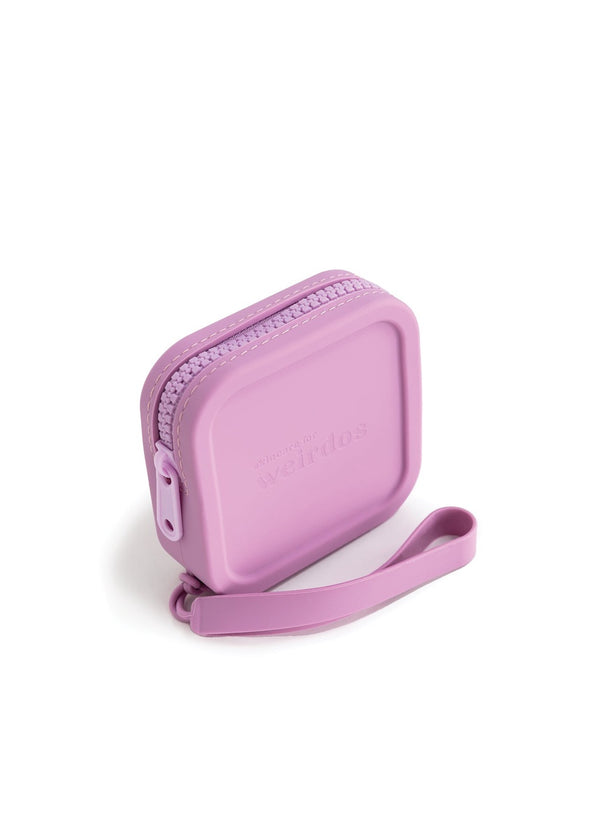 Forever21 Silicone Zip Logo Pouch