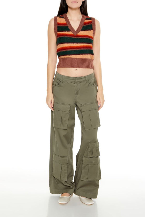 Forever21 Sweater-Knit Turtleneck Top VANILLA